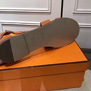 Hermes Oran ankle sandals Orange - 2