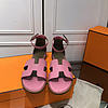 Hermes Oran ankle sandals Pink - 2