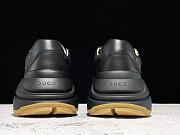 Women's Rhyton Gucci with Tiger print sneaker black - 5