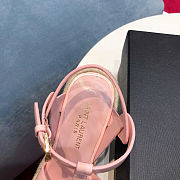 YSL TRIBUTE ESPADRILLES WEDGE PINK - 3