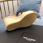 YSL TRIBUTE ESPADRILLES WEDGE AMBER - 2