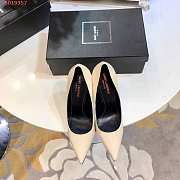 YSL SIGNATURE WHITE HEEL - 2