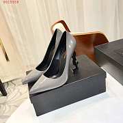 YSL SIGNATURE GRAY HEEL - 1