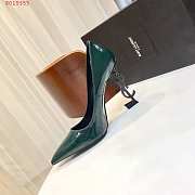 YSL SIGNATURE DARK GREEN HEEL - 6