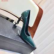 YSL SIGNATURE DARK GREEN HEEL - 3