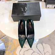 YSL SIGNATURE DARK GREEN HEEL - 2