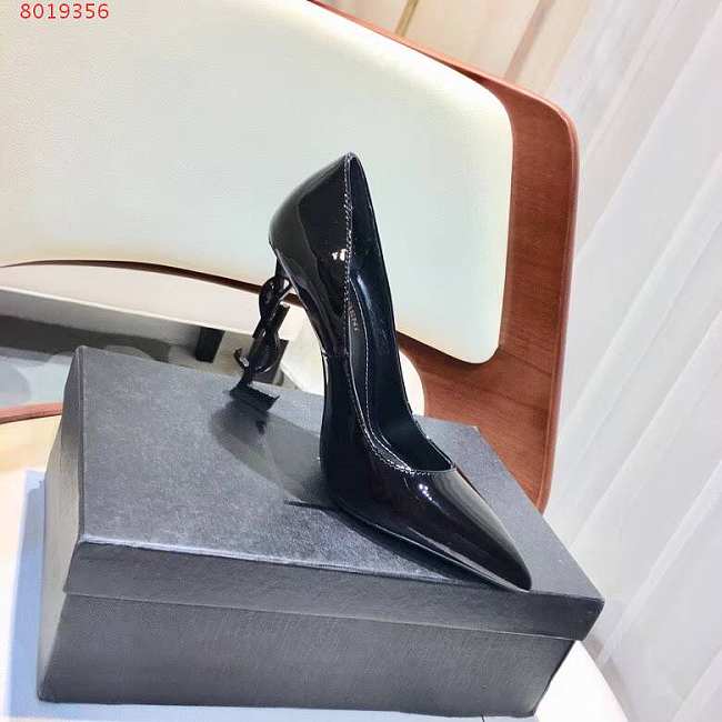 YSL SIGNATURE BLACK HEEL - 1