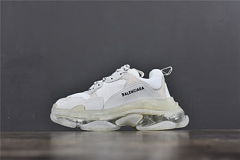 Balenciaga Triple S White Clear Sole 544351 W09E 19000