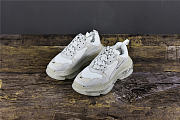 Balenciaga Triple S White Clear Sole 544351 W09E 19000 - 2