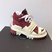 Dolce & Gabbana high sneaker red and white - 1