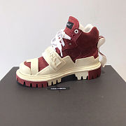 Dolce & Gabbana high sneaker red and white - 6