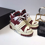 Dolce & Gabbana high sneaker red and white - 5