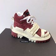 Dolce & Gabbana high sneaker red and white - 4