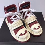 Dolce & Gabbana high sneaker red and white - 3