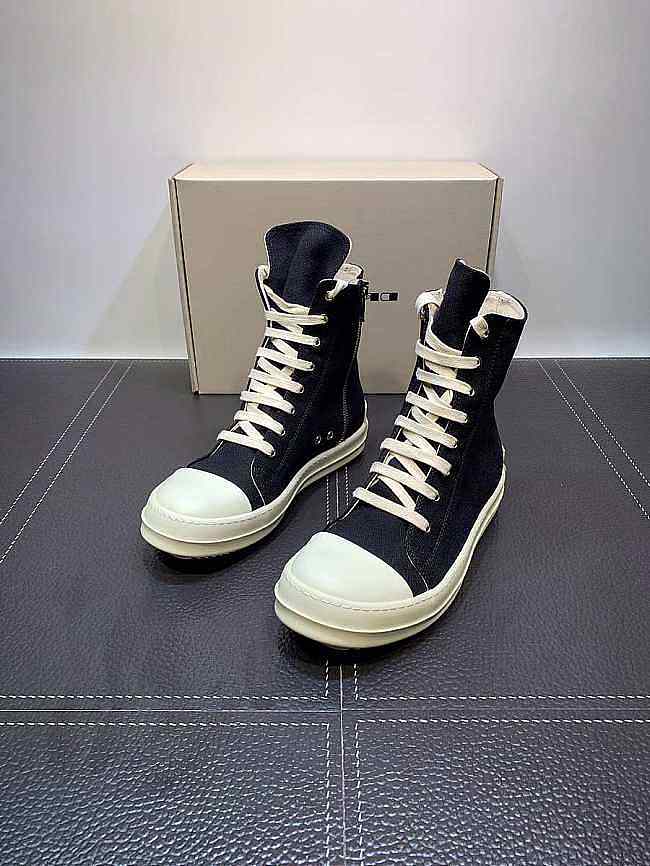 Rick Owens DRKSHDW Phlegethon High Top Black DU21S2800 TNAPH2 911 - 1