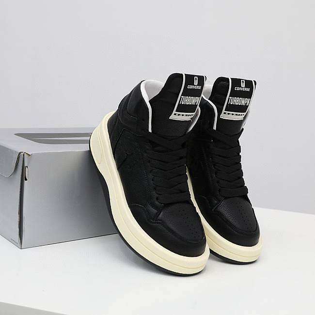 Converse TURBOWPN Hi Rick Owens DRKSHDW Black 172342C - 1