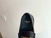 CELINE MARGARET LOAFER WITH TRIOMPHE CHAIN IN POLISHED BULL - 2