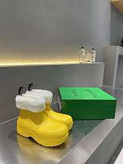 Bottega Veneta Yellow Short Winter Boots - 1