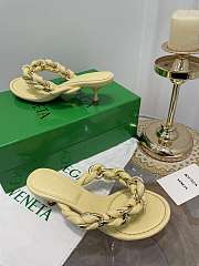 Bottega Veneta Yellow Dot Sandals - 5