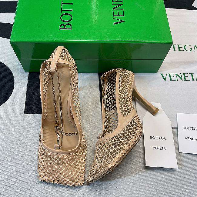 Bottega Veneta Beige High Heels - 1