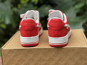 Louis Vuitton x Nike Air Force 1 Red - 3