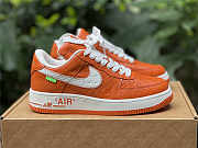 Louis Vuitton x Nike Air Force 1 Orange - 1