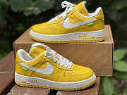 Louis Vuitton x Nike Air Force 1 Yellow - 2