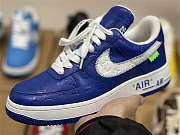 Louis Vuitton x Nike Air Force 1 Marine Blue - 5