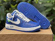 Louis Vuitton x Nike Air Force 1 Marine Blue - 2