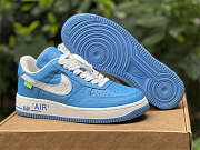 Louis Vuitton x Nike Air Force 1 Sky Blue - 1