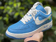 Louis Vuitton x Nike Air Force 1 Sky Blue - 5