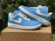 Louis Vuitton x Nike Air Force 1 Sky Blue - 3