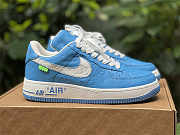 Louis Vuitton x Nike Air Force 1 Sky Blue - 4