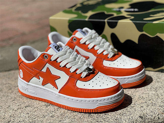 BAPE STA #3 M2 White Orange - 1