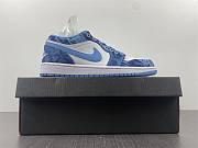 Air Jordan 1 Low Washed Denim GS DM8947-100 - 6