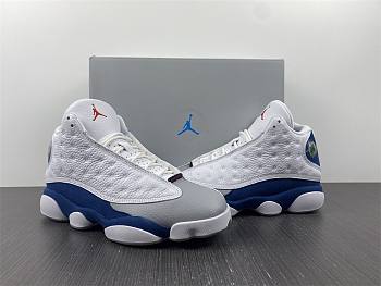 Air Jordan 13 White Gray Blue New Original True Cat's Eye 414571-164