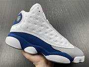 Air Jordan 13 White Gray Blue New Original True Cat's Eye 414571-164 - 2