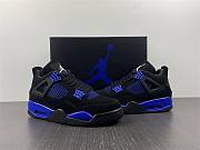 Air Jordan 4 Retro Black And Deep BlueCT8527-018 - 5