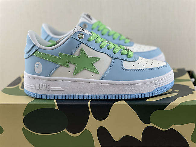 A Bathing Ape Bape Sta Pastel Blue Green - 1