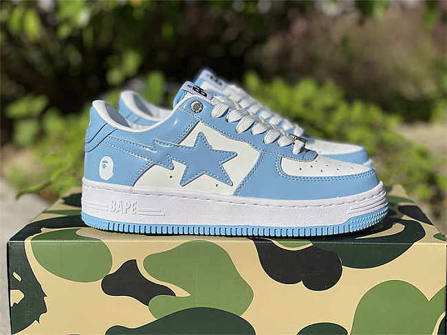 A Bathing Ape Bape Sta Low Blue - 1