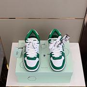 OFF-WHITE Out of Office Low Top Green Dirty White OMIA189R21LEA001 - 3