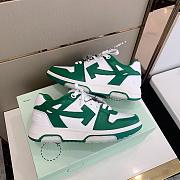 OFF-WHITE Out of Office Low Top Green Dirty White OMIA189R21LEA001 - 4