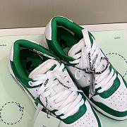 OFF-WHITE Out of Office Low Top Green Dirty White OMIA189R21LEA001 - 6