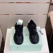 OFF-WHITE Out Of Office OOO Low Tops Black Gray White FW21 OMIA189F21LEA0011001 - 5