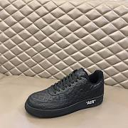 Louis Vuitton x Nike Air Force 1 Black  - 6