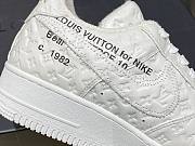 Louis Vuitton x Nike Air Force 1 White  - 6