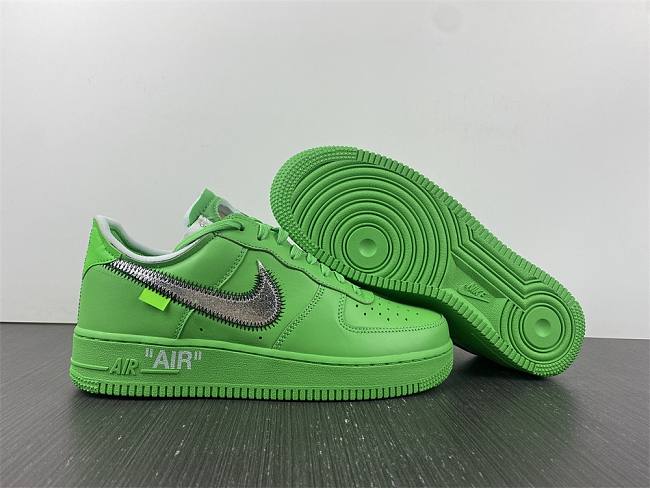 Nike Air Force 1 Low Off-White Light Green Spark DX1419-300 - 1