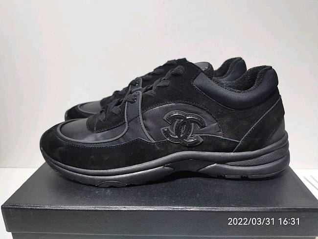 Chanel Low Top Trainer Black G34360 Y53536 94305 - 1