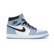 Air Jordan 1 Retro High White University Blue Black  555088-134 - 1