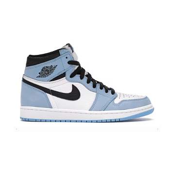 Air Jordan 1 Retro High White University Blue Black  555088-134